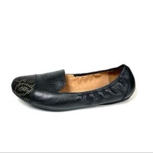 29. NEW SIZE 6.5 Josef Seibel Black Leather Loafers with Perforated Design